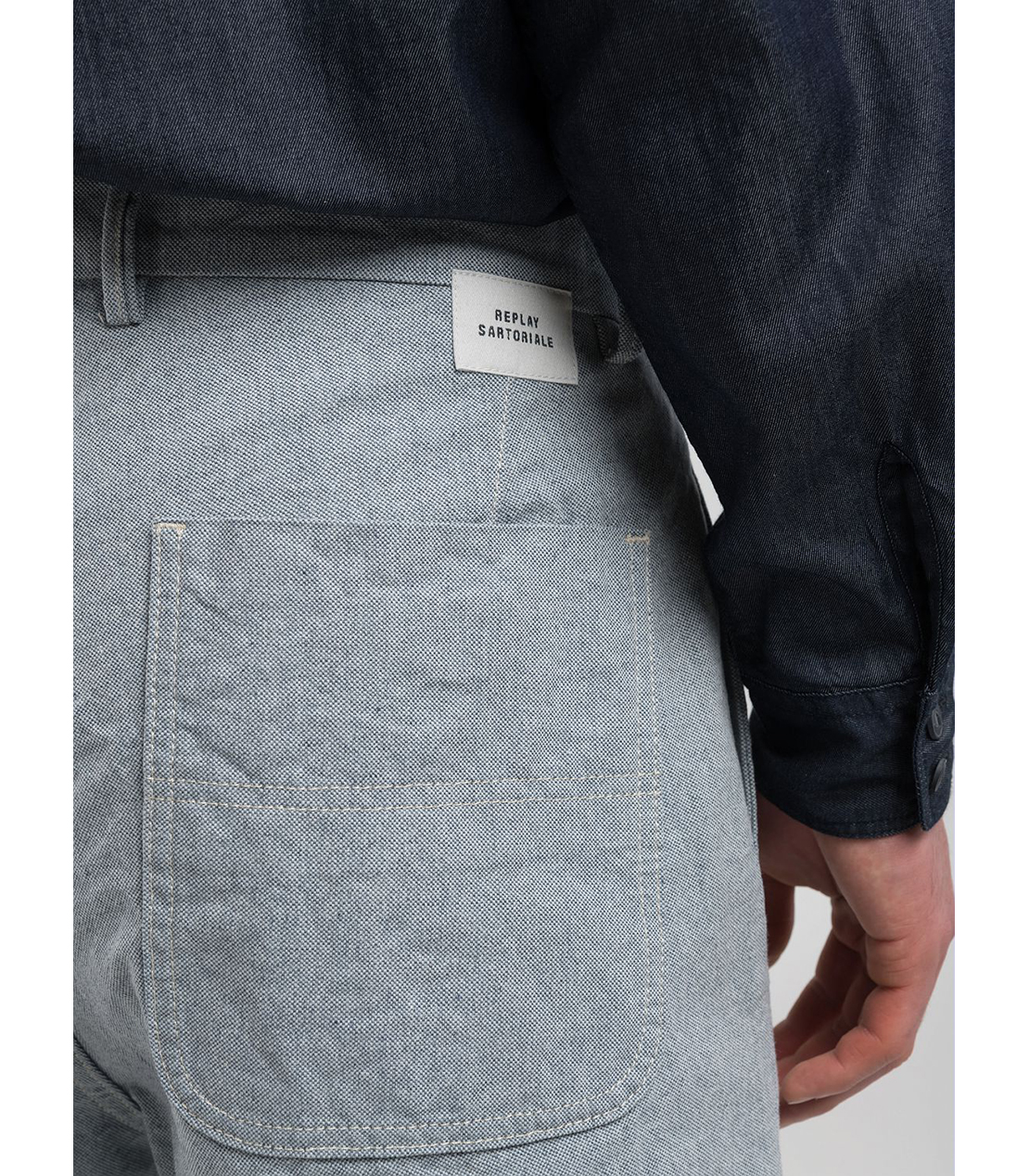 リサイクルコットンリラックスパンツ（セットアップモデル） 詳細画像 ライトブルー 6